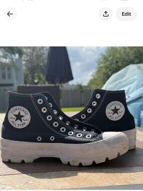 CONVERSE CHUCK TAYLOR ALL STAR ladies high top platform sneakers size 9, ladies